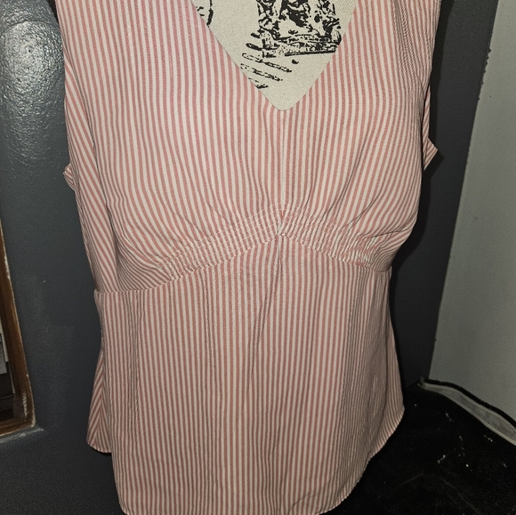 Covington Womans Striped Blouse Size 18 - Picture 2 of 11